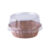Forma Pie Redonda com Tampa – 5×1,9x5cm – 10 unidades – Ecopack – Rizzo