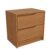 Mesa De Cabeceira Kappesberg R261-CN 2 Gavetas 53×53,5×38,5cm