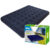 Colchão para Casal Inflável Cor Azul Kala de Superfície Aveludada Feito em PVC de Alta Resistência