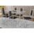 Sala de Jantar Completa Reno c/ Tampo de Vidro 150x80cm e 6 Cadeiras Florença Cromada/Preto 110 – Kappesberg