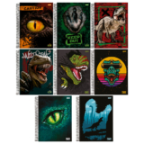 Kit 4 Cadernos Universitários 10 Matérias 160 Folhas Capa Dura 20x27cm Stone Jandaia