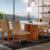 Sala de Jantar Mesa Olimpia 120  MDF Vidro Canto Reto Com 4 Cadeiras Grecia