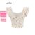 (Trendy) Lovito Regata Casual Ditsy Floral Bow Regata Feminina L99ED667