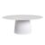 Mesa de Jantar Cone Oval 160×90 cm Laqueada Branca