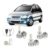 Lâmpadas Ultra Led Chevrolet Zafira 20000lm Alto Baixo e Milha + Pingo Led