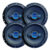 Kit 4 Alto Falante 6 Porta Dianteira Traseira Leson Ls6 400w