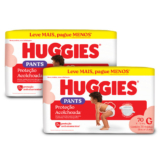 Kit 2 – Huggies Fralda Pants Proteção Acolchoada G – 70 Un
