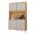 Cozinha Kit Cassia 8 Portas Damasco Off White – Poquema