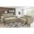 Conjunto de Sofá 3 e 2 Lugares Retrátil e Reclinável Cama inBox Compact 2,00×1,50m Velusoft Bege