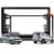 Moldura Painel 2 Din Central Multimidia Dvd Mp5 Padrão Japonês – Volkswagen VW Fox 10/14 G2 Crossfox