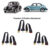 Kit Cinto De Segurança 2 Pontos Volkswagen Fusca Traseiro Universal