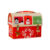 Lata de Metal de Natal – Caixa Maleta Bege – 17cm – 1 unidade – Rizzo