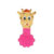 Chocalho Vila Toy Com Mordedor Girafa Rosa