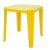 Mesa Tramontina Tambaú 68 X 68 X 72 Cm Amarelo