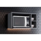 Nicho para Cozinha Suporte p/Microondas Americana 80x44cm Cinza – Henn