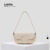 (Lovito Refine)  Elegante simples francês preguiçoso estilo compacto bolsa de ombro pequena para mulheres  LFAR5007