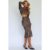 Saia Midi Malha Animal Print Planet Girls Estampado