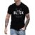 CAMISETA MASCULINA E FEMININA Black MODERO MODA 100% ALGODAO