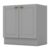 Balcão 2 Portas 80 Cm Americana Cinza – Henn