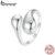 Bamoer 925 Sterling Sliver Ring Anel De Fita De Água Ajustável Jóias De Moda Para Mulheres