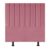 Cabeceira Estofada Cama Box Solteiro 90 Cm Maisa Suede Rosa