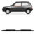 Pestana para Fiat Uno 1988 A 2010 Interna 2 Portas