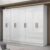 Guarda Roupa Casal Paris 8 Portas Mdp Branco Brilho Maxel Branco