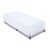 Cama Box Base Solteiro Sommier Plus Bordado White (88x188x24) – Orthocrin