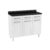 Balcão de Cozinha  Topázio 3 Portas e 3 Gavetas c/Tampo 105cm Branco – Telasul