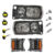 Kit Farol Seta Pisca Led Mascara Negra Compatível Scania V8 S4 S5 P/G/R 12 Edição Especial