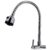 Torneira Para Cozinha Bica Flex Parede Latáo Aço Inox Abertura Rápida C60 Goumet Liege