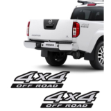 Par de Adesivos 4×4 Off Road Compativel Frontier 2009/2016