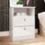 Cômoda 0187 2 Gavetas com Nicho Branco – Genialflex
