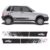 Faixa Lateral Fiat Uno Way /2012 4 Portas Adesivo Preto