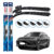 Par de Palhetas Limpador Parabrisa Multiclip Original Bosch BYD Song + 2023 E 2024