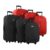 Kit Jogo Mala de Viagem com 3 Peças Poliéster – TJMVP – Vermelho