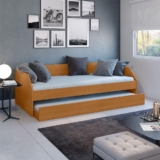 Bicama Solteiro Duo Com Cama Auxiliar Em Mdf Premium Nature – Cor: Bege