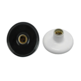 Plafon de Plástico Foxlux Bocal Porcelana E-27 | resistência, design prático