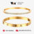 VNOX Kit 2 Pulseiras Ouro 18K Com Zircônia – Presente Para Namorada, Casamento E Natal Pulseira Cristal Feminina
