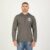 Blusão Grêmio Hoodie Grafite Mescla