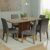 Conjunto Sala de Jantar Mesa Tampo de Madeira 6 Cadeiras Silver Renata Madesa