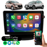 Multimídia 9 Polegadas Hyundai HB20 Hb20S Hb20X 2012 à 2019 Com Carplay Android Auto Bluetooth e Entrada Câmera de Ré