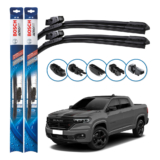 Par de Palhetas Limpador Parabrisa Multiclip Original Bosch Ram Rampage 2023 A 2024