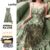 (LIVE STREAM SALE) Lovito Vestido Boho Paisley Padrão Smocked Bow Back para Mulheres L87ED315(Multicolorido)