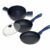 Panelas Ichef Ultra Sauté Grand, Day by Day, Family Size 24cm, com Tampa de Vidro Azul Ichef Azul