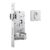 Fechadura Externa Rolete Inox 803 Rq1 Stam