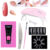 Kit Poligel Extensão Um SUN MINI Cabine Uv Poligel 15g + Formulário F1 20 PC + Lixa + Escova + Cabine Sun Mini Kit