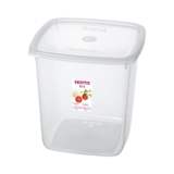 Pote Plástico Quadrado Fácil Cristal 7L Sanremo