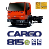 Kit Com 4 Adesivos Caminhão Cargo 815e Cummins Ford Resinado