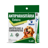 Coleira Antipulgas e Carrapatos Para Cães Dug’s World 56cm